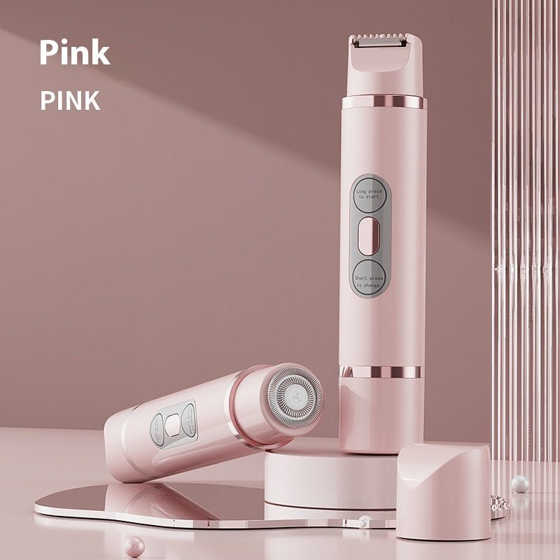 Dual - Head Electric Shaver Painless Women's Epilator Bikini Hair Removal Device Automatic Hair Trimmer Underarm Facial Lips Leg - New Americart