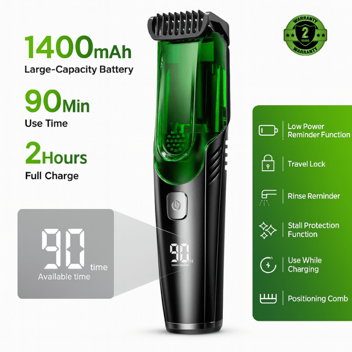 Vacuum Beard Trimmer - New Americart