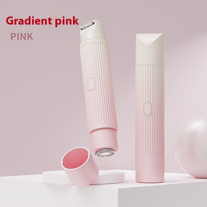 Dual - Head Electric Shaver Painless Women's Epilator Bikini Hair Removal Device Automatic Hair Trimmer Underarm Facial Lips Leg - New Americart